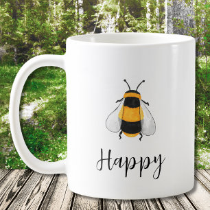 Bee Lycklig Kaffemugg