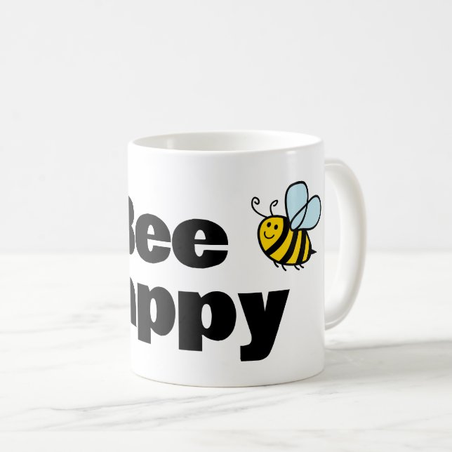 Bee Lycklig kaffepresentant mugg till biodlare (Framsida höger)
