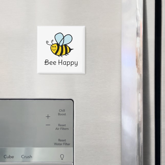 Bee Lycklig lustig biodlingsmagnet Magnet (In Situ (Fridge))