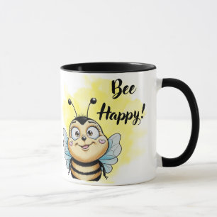Bee Lycklig. Mugg