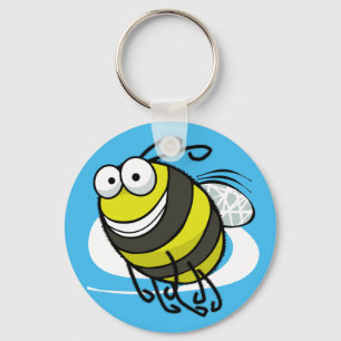 Bee Lycklig Nyckelring
