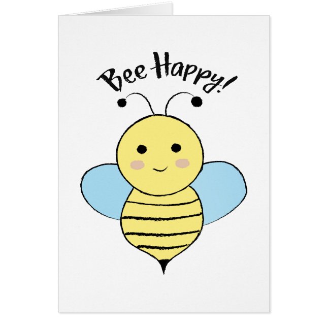 Bee Lycklig OBS Kort (Framsidan)