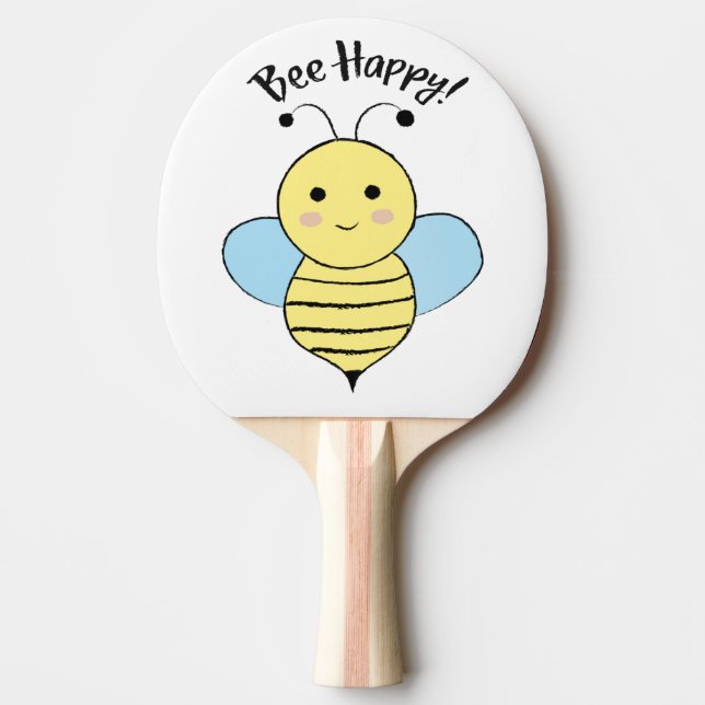 Bee Lycklig Pingisracket (Framsidan)