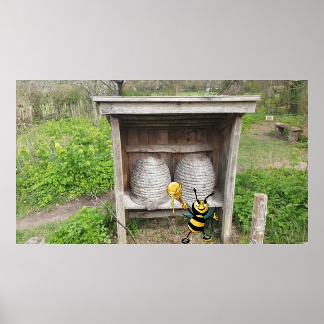 Bee Lycklig. Poster (Framsidan)