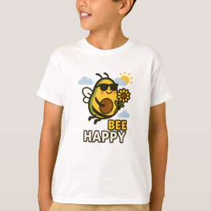 Bee Lycklig Shirt Cute Avocado Pun Funny Summer Te T