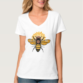 Bee Lycklig Solros T Shirt