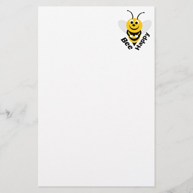 Bee Lycklig Stationery Brevpapper (Framsida)