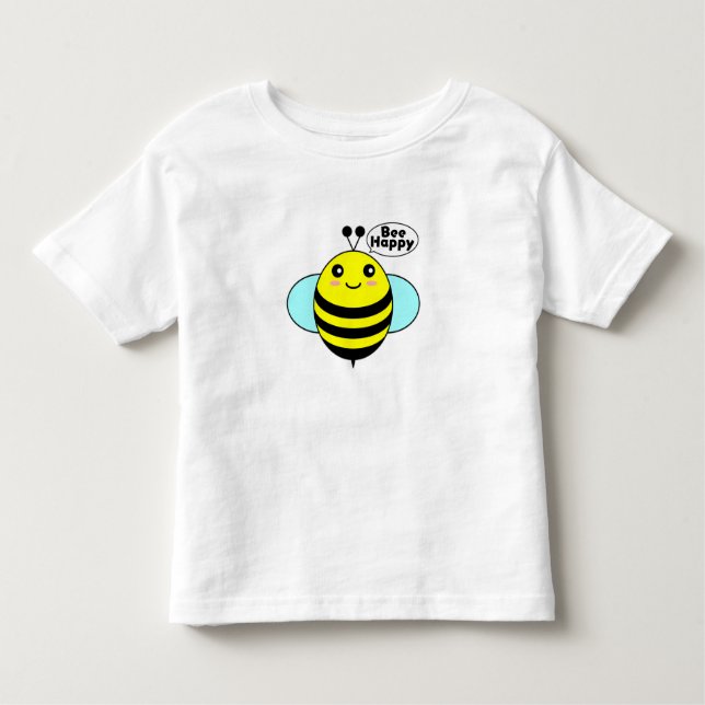Bee Lycklig T-Shirt (Framsida)