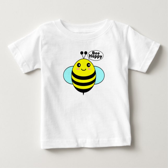 Bee Lycklig T-Shirt (Framsida)