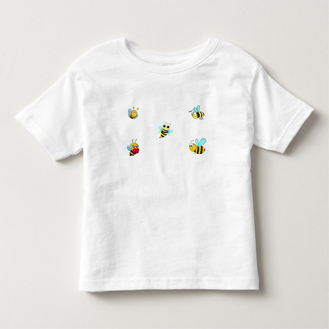 Bee Lycklig T Shirt (Framsida)