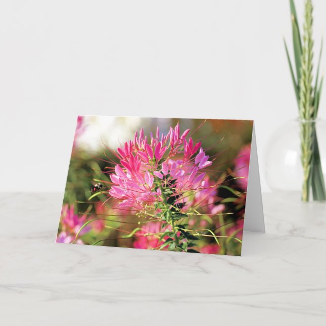 Bee lycklig tack kort (Framsida)