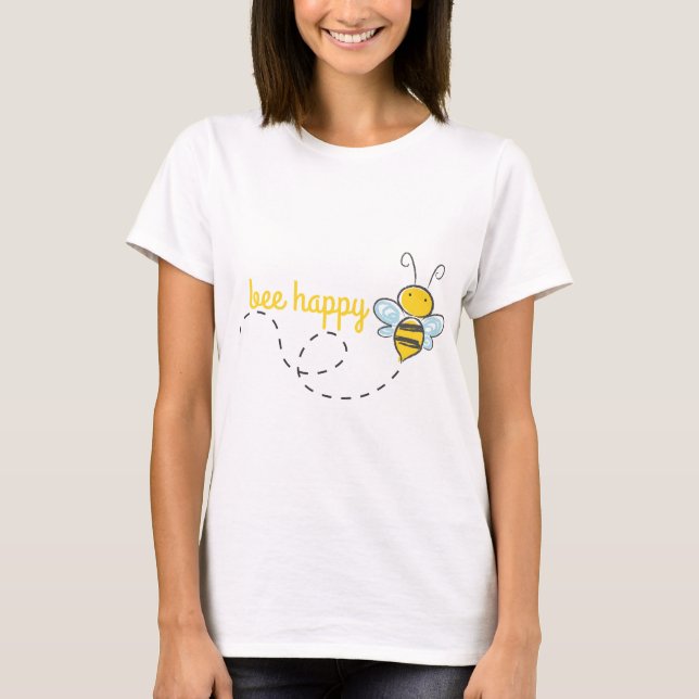 Bee Lycklig Tee Shirt (Framsida)