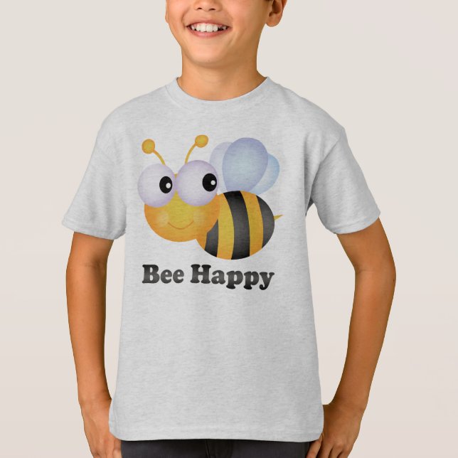 Bee Lycklig Tee Shirt (Framsida)