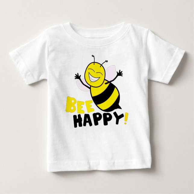 Bee Lycklig Tee Shirt (Framsida)