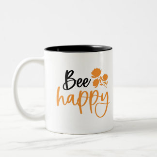 Bee Lycklig Två-Tonad Mugg