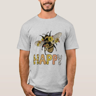 Bee Lycklig Vintage Sublication T Shirt