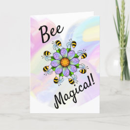 Bee magic Card Helgkort