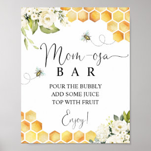 Bee Mamma Osa Pub Sign Poster