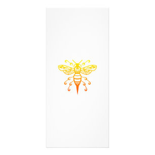 Bee Maori Stil Polynesien Tribal Tattoo Gift Idea Reklamkort