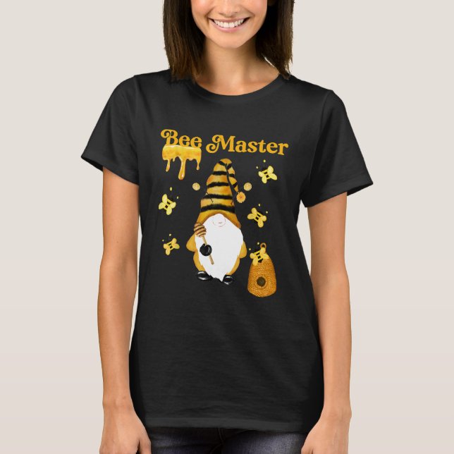 Bee Master Gnome bibiodlingsbin Whisperer T Shirt (Framsida)