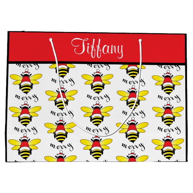 Bee Merry Helgdag Gift Bag (Baksidan)