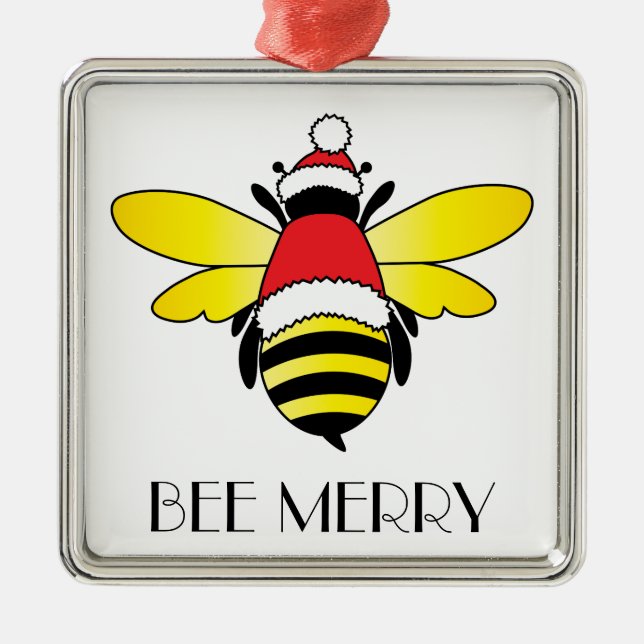 Bee Merry Helgdag Ornament (Framsidan)
