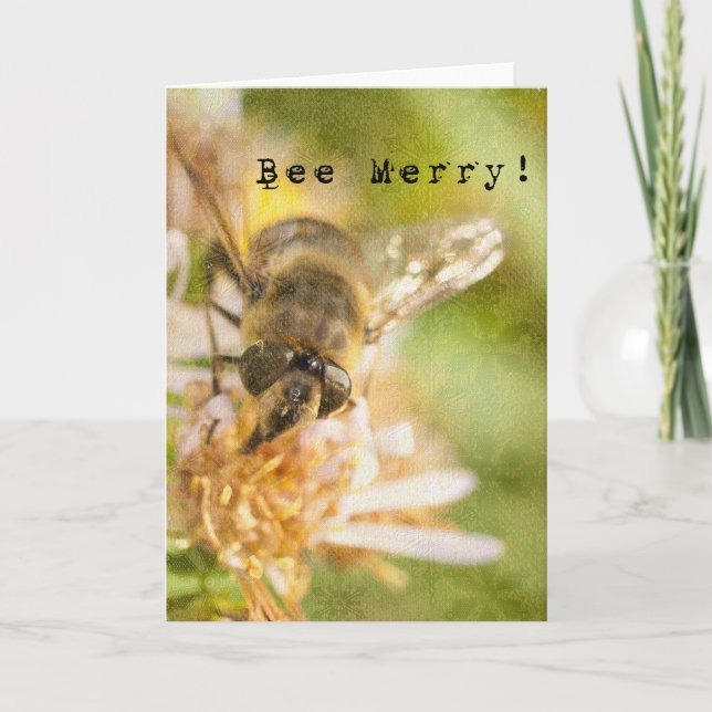 Bee Merry Helgkort (Framsida)