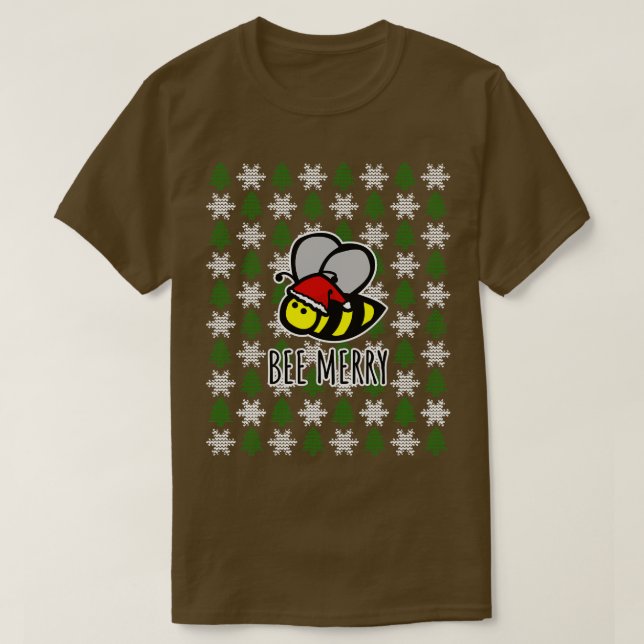 Bee Merry T Shirt (Design framsida)