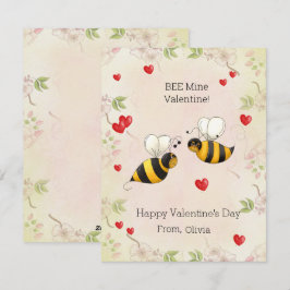BEE Min Valentine! Klassrums högtidskort Julkort