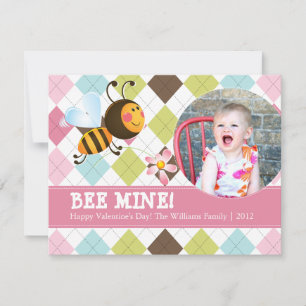 Bee Mine Alla hjärtans dag Julkort