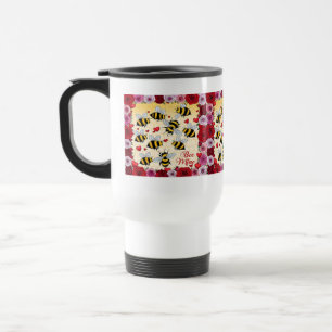 Bee Mine Blommigt Kärlek Ram Resemugg