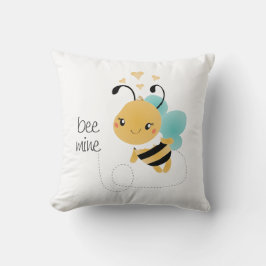 Bee Mine Bumblebee Gult Black Kudde