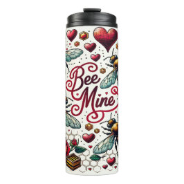 Bee Mine Bumblebee Hearts Valentines day