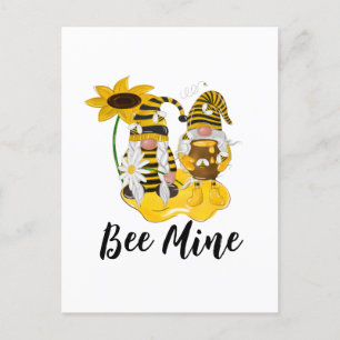 Bee Mine Gnome Personlig Solroskort Vykort