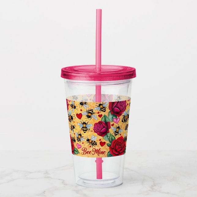 Bee Mine Golden Honung Take Away Mugg (Framsida)