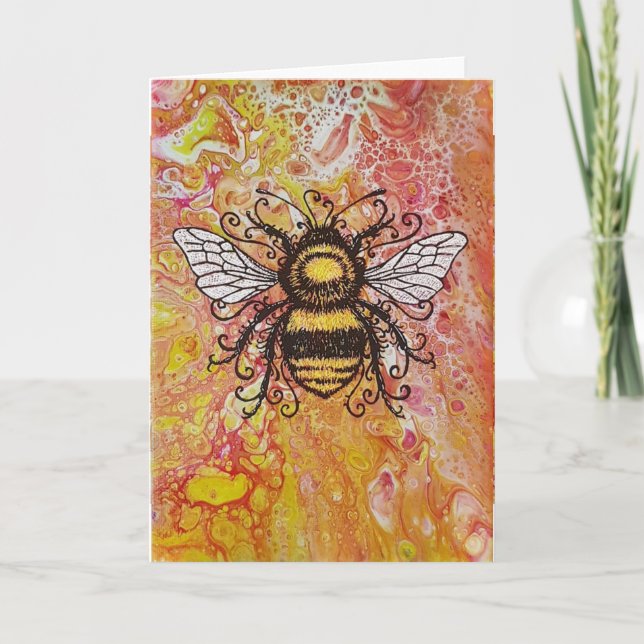 'Bee Mine' Grattkort Kort (Framsida)
