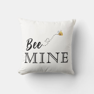 Bee Mine Heart Dekorativ kudde