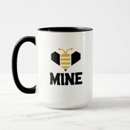 Bee Mine minimalist Romantic Gift Mugg