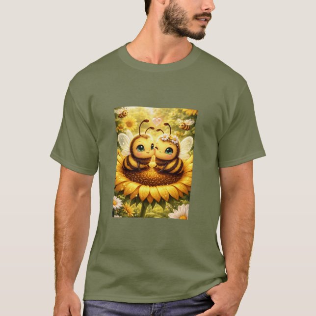 BEE Mine Sunflower T Shirt (Framsida)