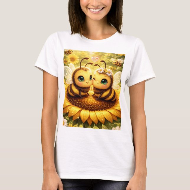 BEE Mine Sunflower T Shirt (Framsida)