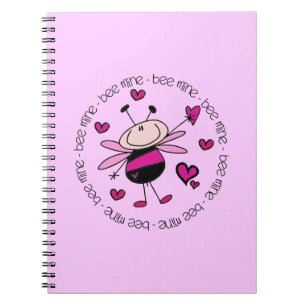 Bee Mine Valentine Anteckningsbok