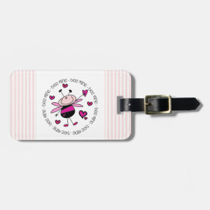 Bee Mine Valentine Bagagebricka