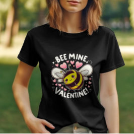 Bee Mine Valentine Sweet Honeybee Kärlek T Shirt