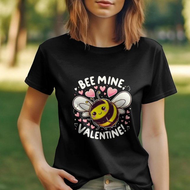 Bee Mine Valentine Sweet Honeybee Kärlek T Shirt (Skapare uppladdad)