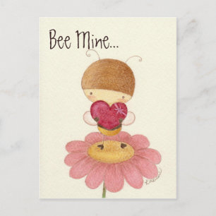 Bee Mine-vykort Vykort