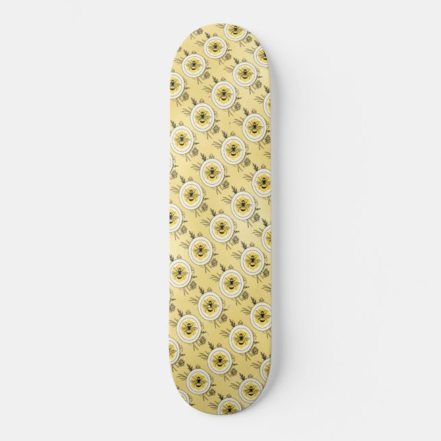 Bee Mini Skateboard Bräda 18,5 Cm (Framsida)