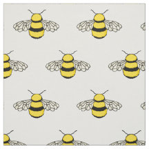 Bee Mönster på White