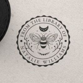 Bee Moon Floral from the Library of Stämpel