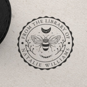 Bee Moon Floral from the Library of Stämpel