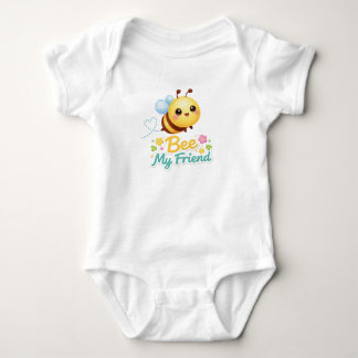 Bee My Friend Baby Bodysuit – Söt leende bin med T Shirt
